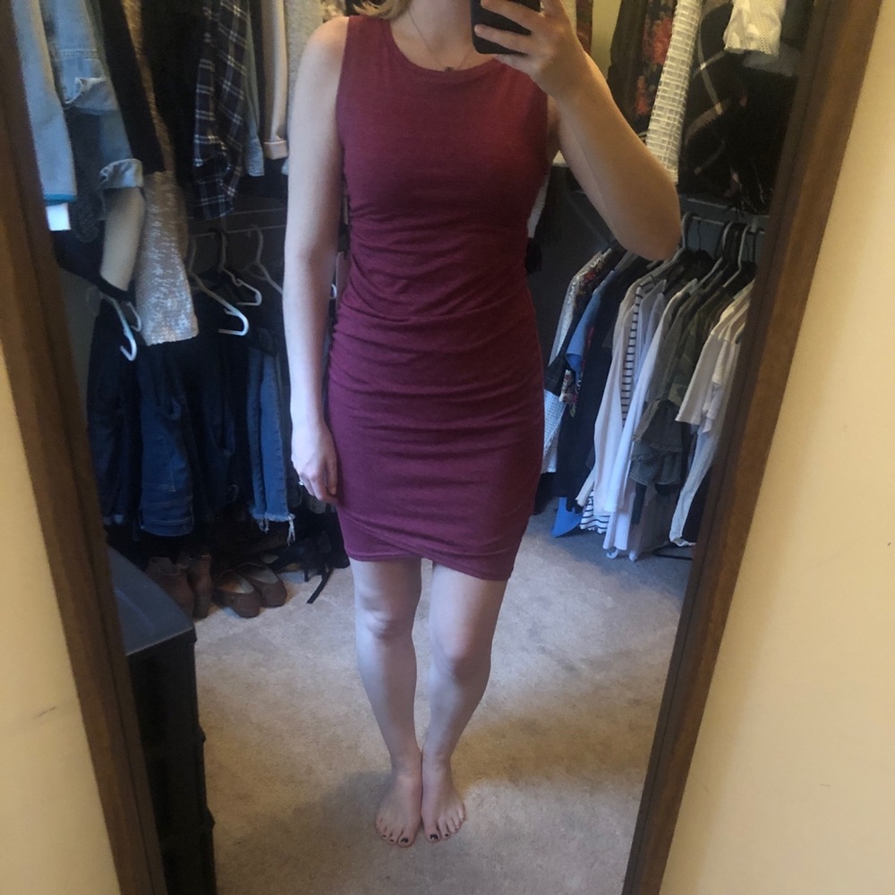 Red Nordstrom bodycon dress
